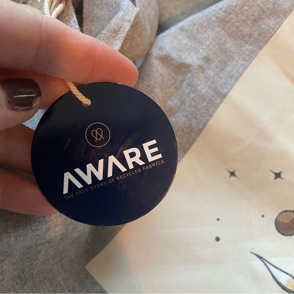 Impact Aware Recycled Canvas Pumpkin Patch Grey Tote Bag Farmer’s‎ Market NWT - Picture 9 of 9